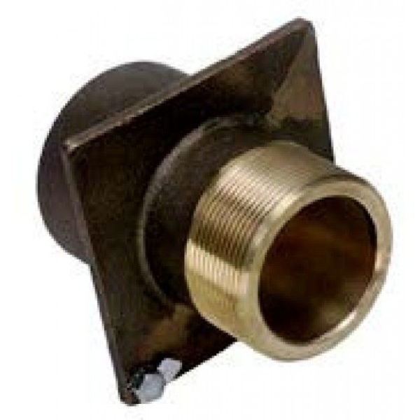 Wanddurchführungen und Verbindungselemente aus Rotguss für Fliesenbecken